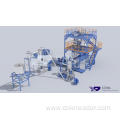 Cascade Four Flights PVC Twin Screw Compounding Line